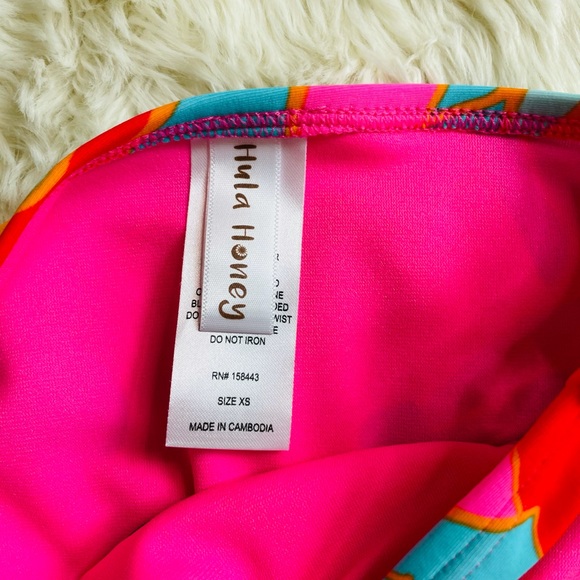 Hula Honey Garden Party Bikini Bottom XS - Picture 3 of 7